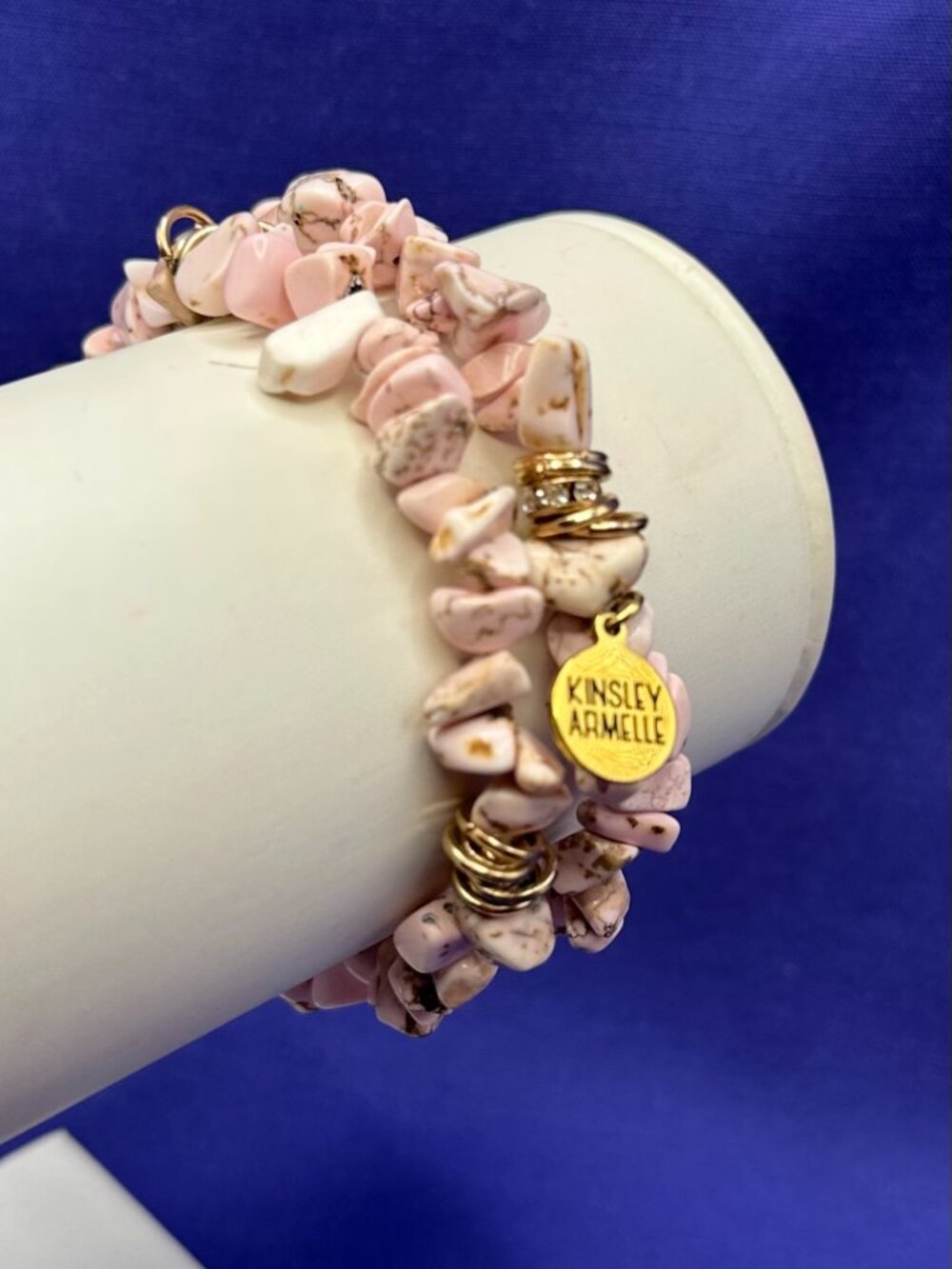 Kinsley Armelle Howlite Chip Stretch Bracelet Set